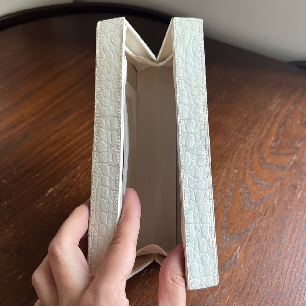 Nancy Gonzalez Crocodile & Python Box Clutch - image 8